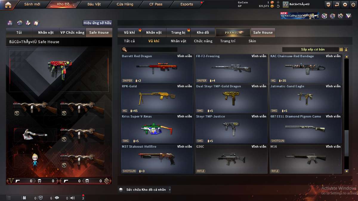 shop acc cf uy tin gia re